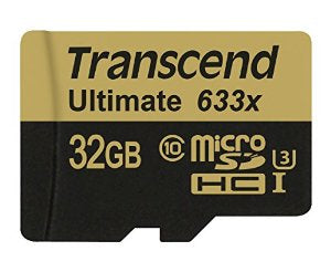 TS32GUSDU3 - Transcend 64GB MICROSDXC UHS-I SPEED CLASS 3 (U3) MLC 633X, WIDE TEMPERATURE 25C (-13F) 85