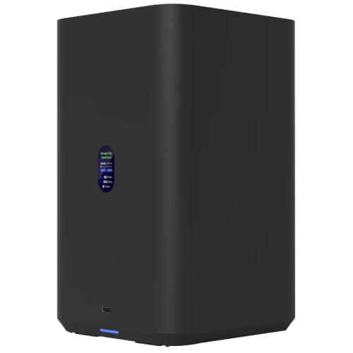 UNAS-2-B - Ubiquiti 2-Bay 3.5" 2.5GbE USB-C PoE++ Network Attached Storage Black