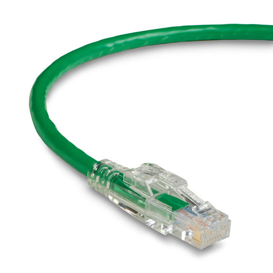 C6PC80-GN-20 - Black Box CAT6 550-MHZ LOCKABLE SNAGLESS STRANDED ETHERNET PATCH CABLE UNSHIELDED(UTP),CM
