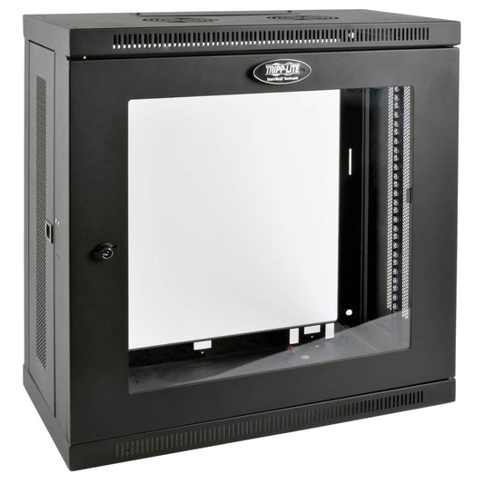 12U WALL MOUNT RACK ENCLOSURE SERVER CABINET 13 INCH DEPTH W ACRYLIC WINDOW