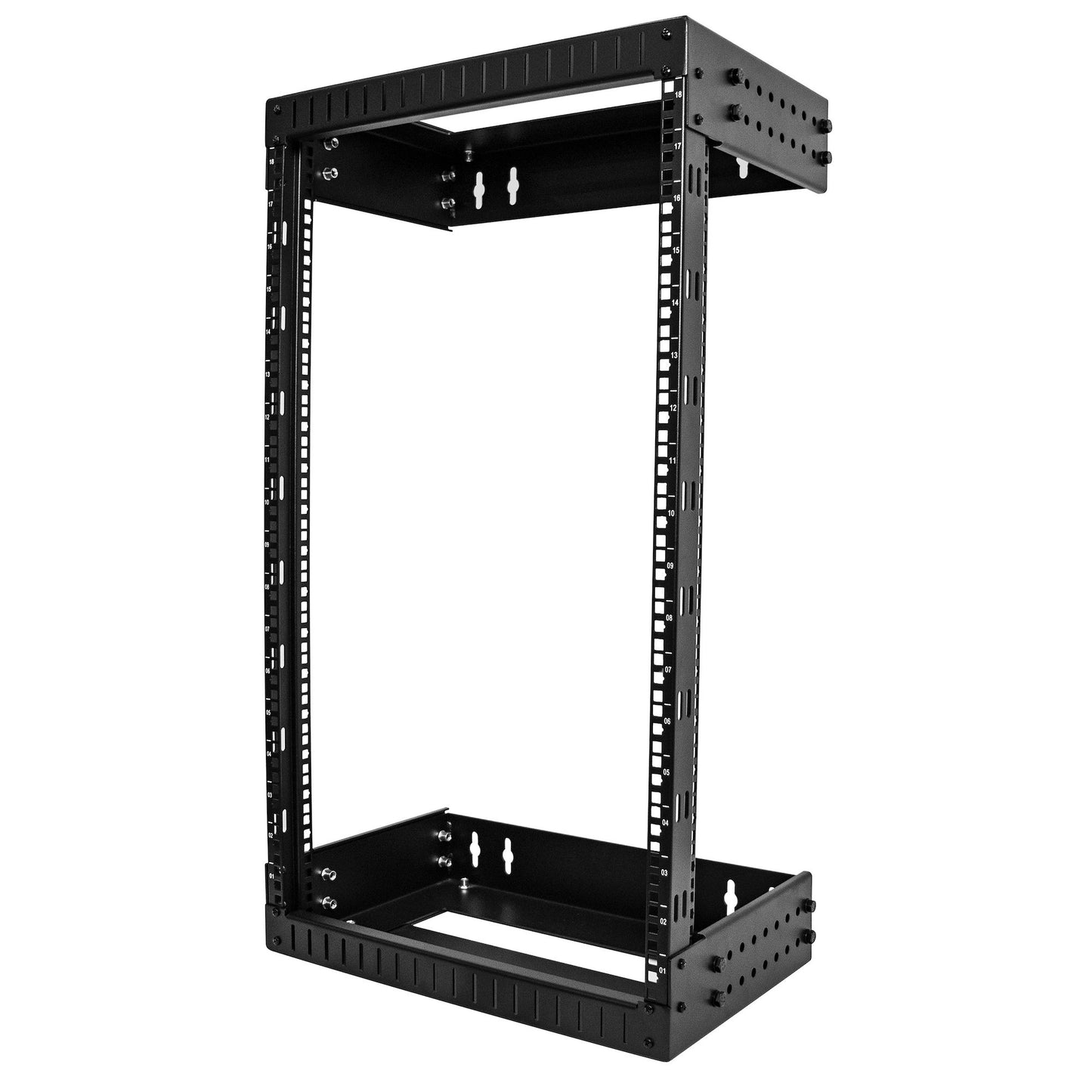 StarTech.com RACK-18U-20-WALL-OA rack cabinet Wall mounted rack Black