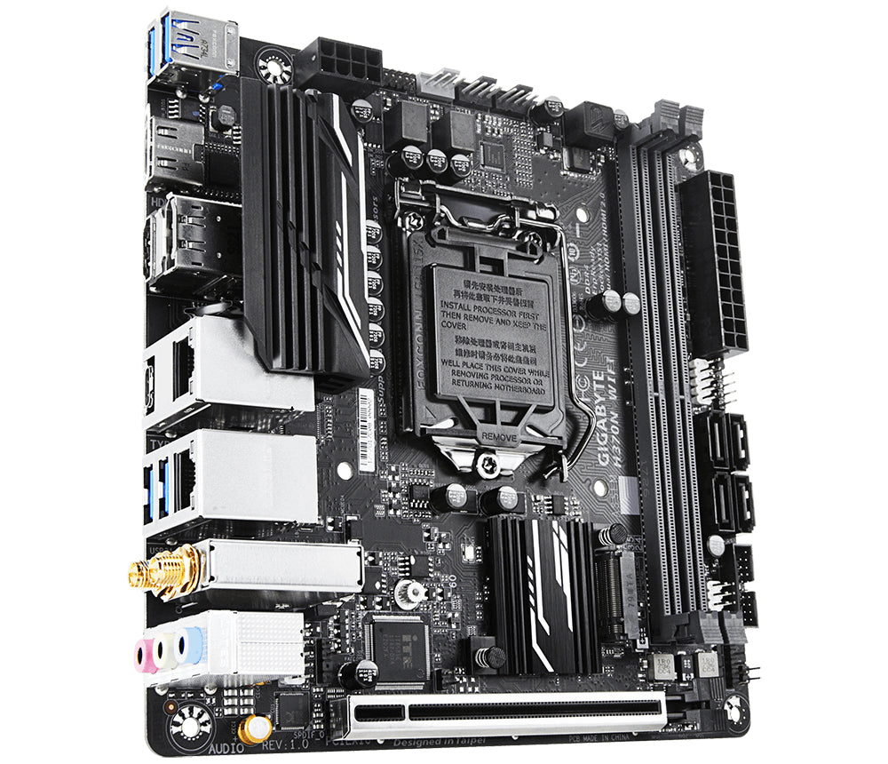 Gigabyte H370N WIFI motherboard IntelÂ® H370 LGA 1151 (Socket H4) mini ITX