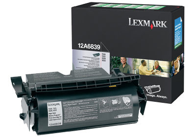 Lexmark 12A6839 Toner black, 20K pages @ 5% coverage