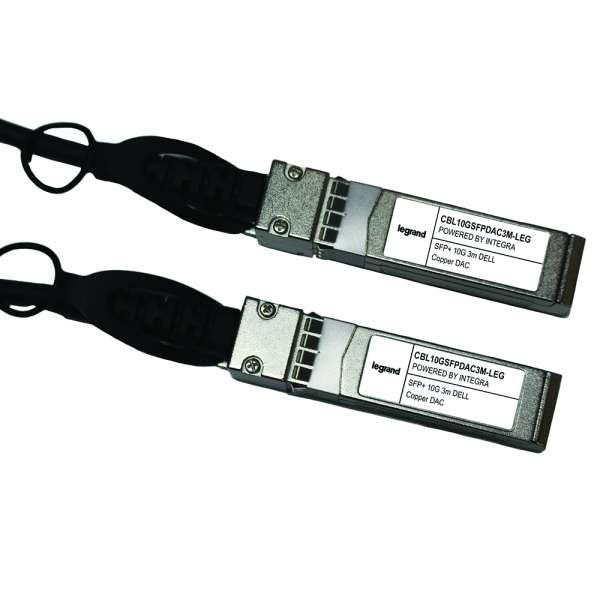 DELL FORCE10  CBL-10GSFP-DAC-3M COMPATIBLE 10GBASE-CU SFP+ TO SFP+ PASSIVE DIREC