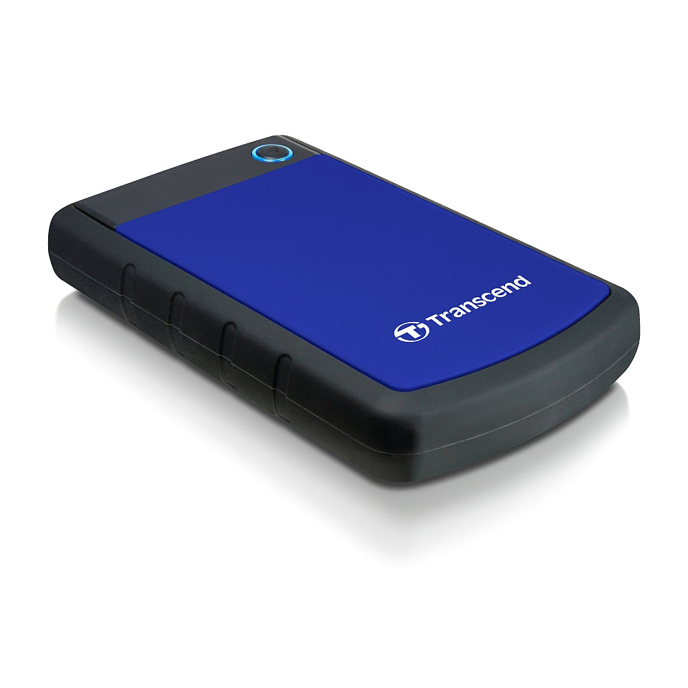 TS1TSJ25H3B - Transcend 1TB USB 3.0 PORTABLE HARD DRIVE RUGGED DESIGN (BLUE)