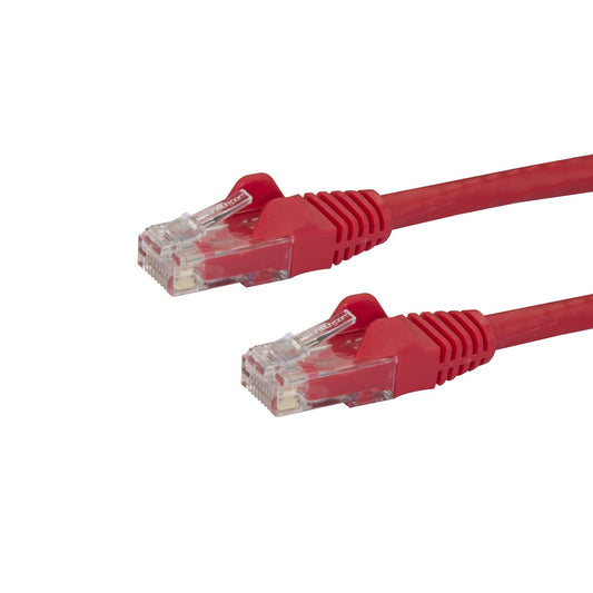 N6PATCH50RD - StarTech.com 50FT CAT6 ETHERNET CABLE RED 100W POE