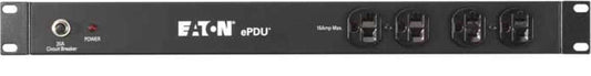 Eaton EPBZ99 power distribution unit (PDU) 12 AC outlet(s) 1U Black