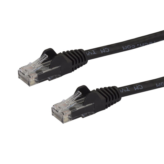 N6PATCH25BK - StarTech.com 25FT BLACK CAT6 ETHERNET CABLE DELIVERS MULTI GIGABIT 1/2.5/5GBPS & 10GBPS UP TO