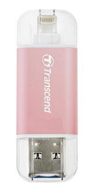 Transcend JetDrive Go 300 TS32GJDG300R USB flash drive 32 GB USB Type-A / Lightning 3.2 Gen 1 (3.1 Gen 1) Pink