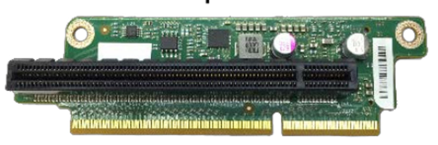 1U PCIE X16 RISER CARD FOR LOW-PROFILE PCIE CARD ON RISER SLOT 2