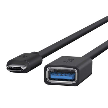F2CU036BTBLK - Belkin USB 3.0, TYPE C-USB A ADAPTER