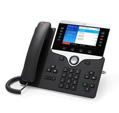 Cisco 8861, Refurbished IP phone Charcoal 5 lines Wi-Fi