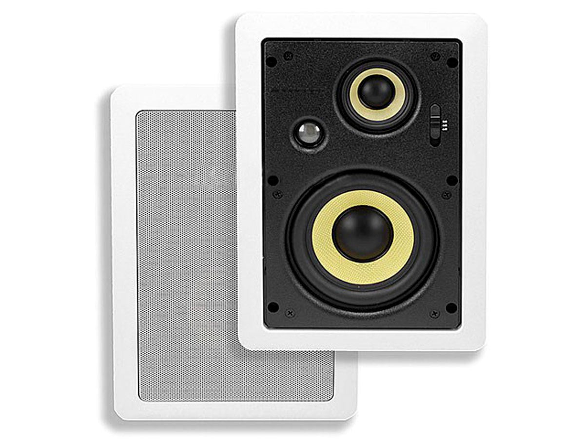 7607 - Monoprice WALL SPEAKERS 6.5 INCH 3-WAY (PAIR)
