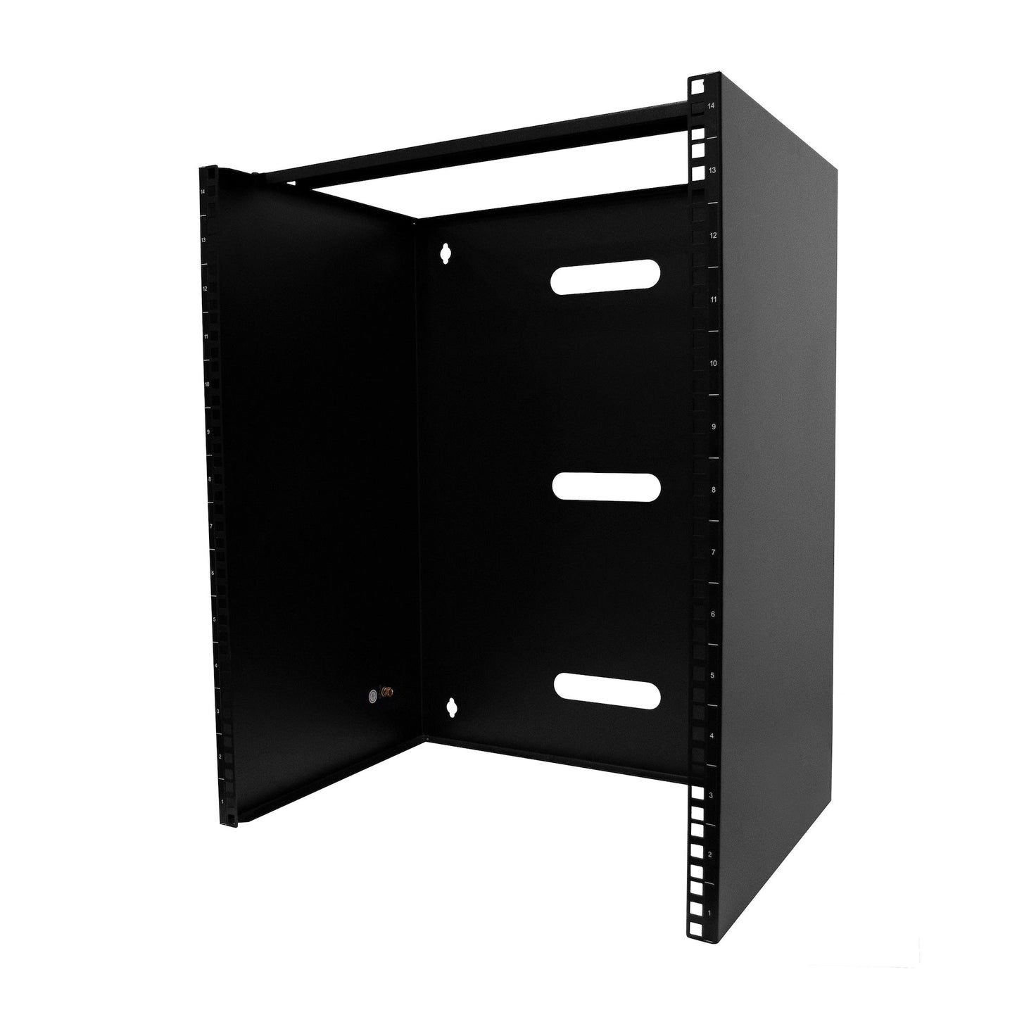 StarTech.com RACK-14U-14-BRACKET rack cabinet Wall mounted rack Black