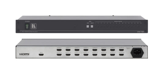 Kramer Electronics THE VM-16H IS A DISTRIBUTION AMPLIFIER FOR HDMI SIGNALS. IT RECLOCKS AND EQUALIZ