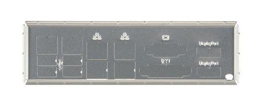 MCP-260-00093-0N - Supermicro SPARE PARTS-1, STANDARD I/O SHIELD FOR X11SSZ WITH EMI GASKET,ROHS/REACH
