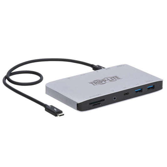 Tripp Lite MTB3-DOCK-03 notebook dock/port replicator Wired Thunderbolt 3 Black, Gray