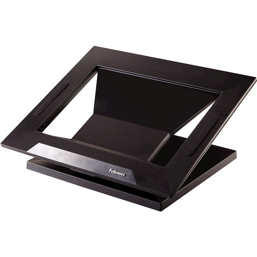 8038401 - Fellowes FEATURES FOUR VIEWING ANGLES TO PREVENT NECK AND SHOULDER STRAIN. ADJUSTS