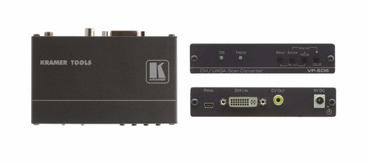 70-0121090 - Kramer Electronics DVI & COMPUTER GRAPHICS VIDEO SCAN