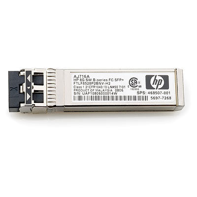 Hewlett Packard Enterprise 8Gb Short Wave B-Series SFP+ network transceiver module 8000 Mbit/s SFP+