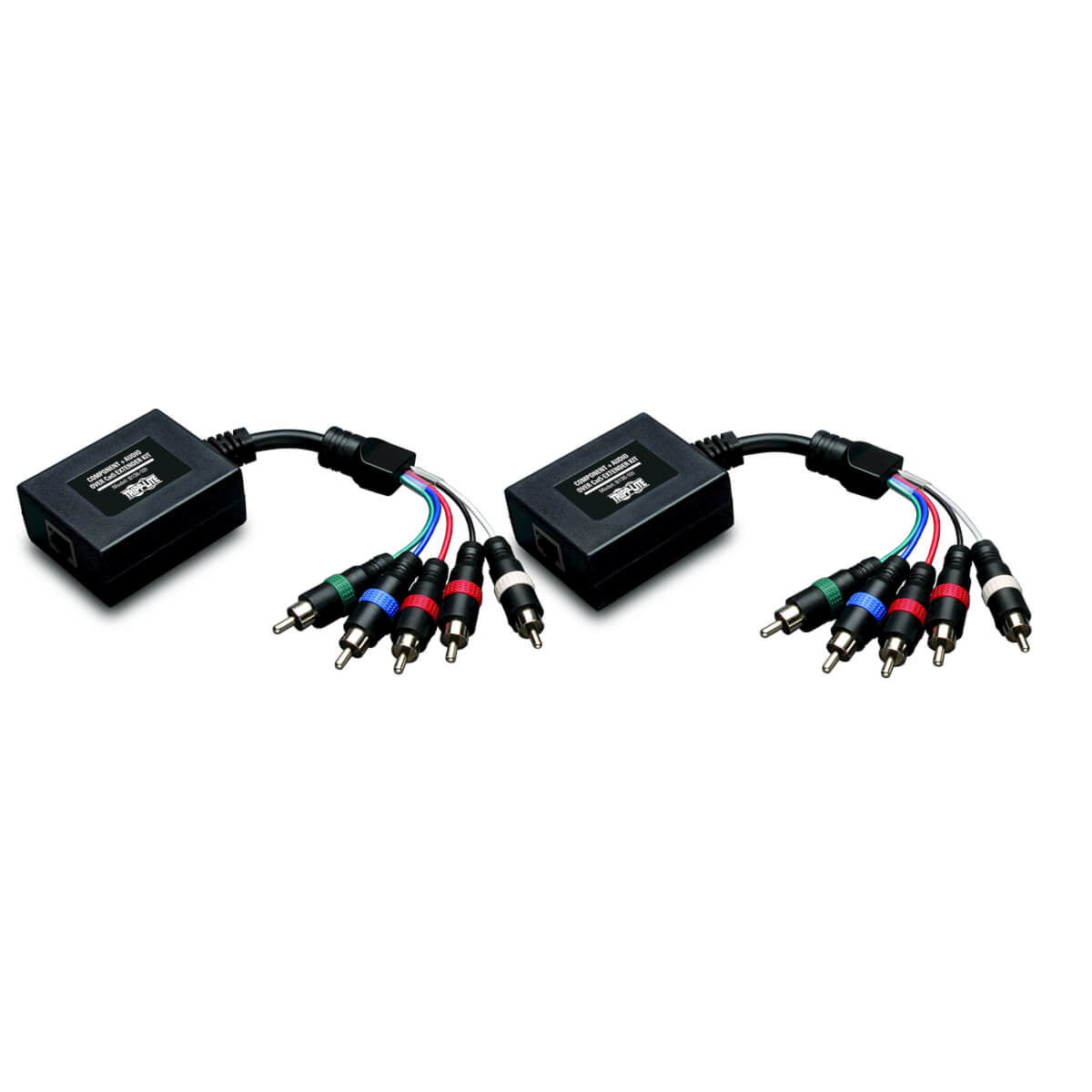 COMPONENT VIDEO + AUDIO OVER CAT5 CAT6 EXTENDER TRANSMITTER KIT