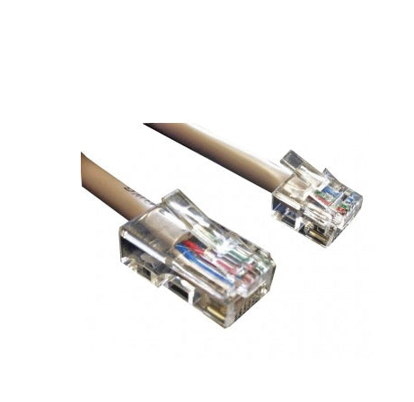 APG Cash Drawer RJ-45\RJ-12, 5ft printer cable 59.1" (1.5 m) Brown