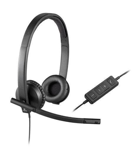 Logitech USB Headset H570e Wired Head-band Office/Call center Black