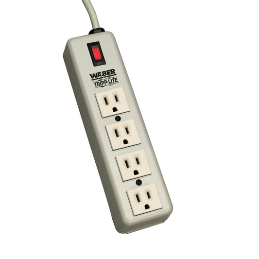 WABER-BY-TRIPP LITE 4-OUTLET INDUSTRIAL POWER STRIP, 6-FT. CORD, 5-15P, LIGHTED