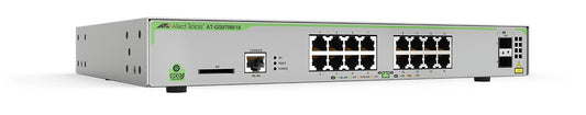 L2+ MANAGED, 16 X 10/100/1000MBPS, 2 X SFP UPLINK, 1 FIXED AC POWER SUPPLY US PO