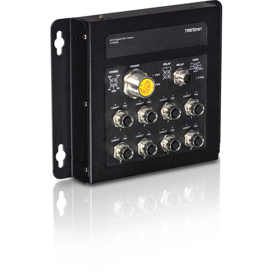 Trendnet TI-TPG80 network switch Managed Power over Ethernet (PoE) Black