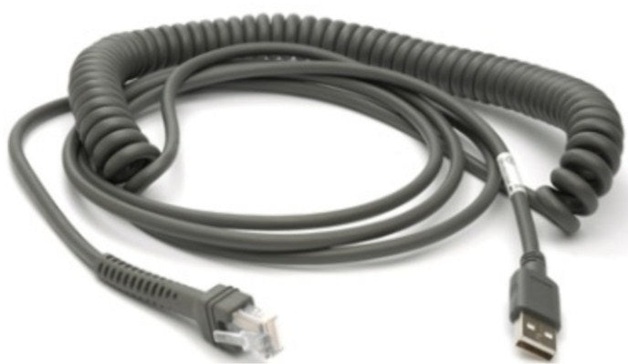 Zebra CBA-U09-C15ZAR USB cable 179.9" (4.57 m) USB A Gray