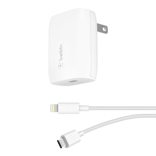 BOOST CHARGE USB-C WALL CHARGER 18W + USB-C TO LIGHTNING CABLE