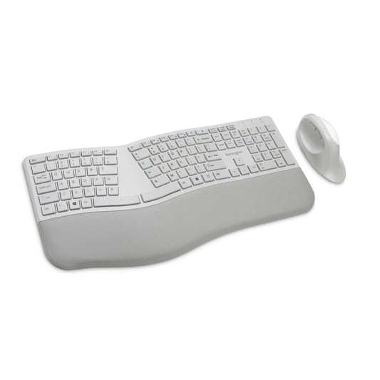 Kensington Pro FitÂ® Ergo Wireless Keyboard and Mouseâ€”Gray