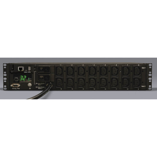 Tripp Lite PDUMH32HVNET power distribution unit (PDU) 16 AC outlet(s) 2U Black