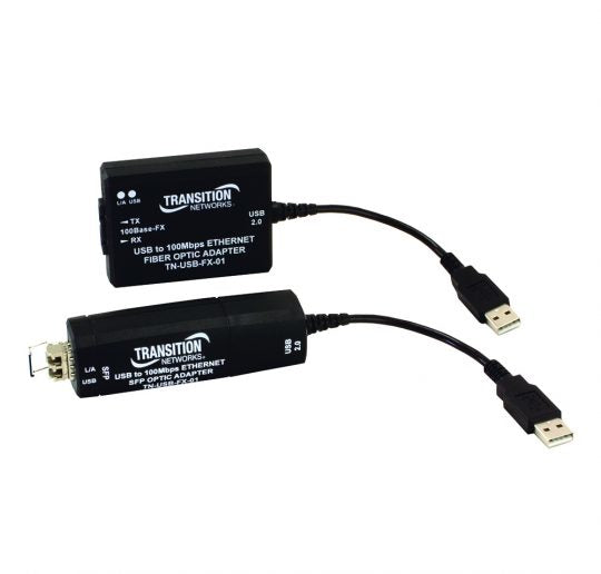 TN-USB-FX-01(LC) - Transition Networks USB2.0 TO 100BASE-FX ETHERNET