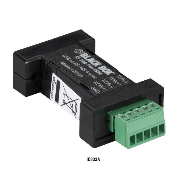 USB 2.0 TO RS-485 4-WIRE CONVERTER - TERMINAL BLOCK, 1-PORT, GSA, TAA