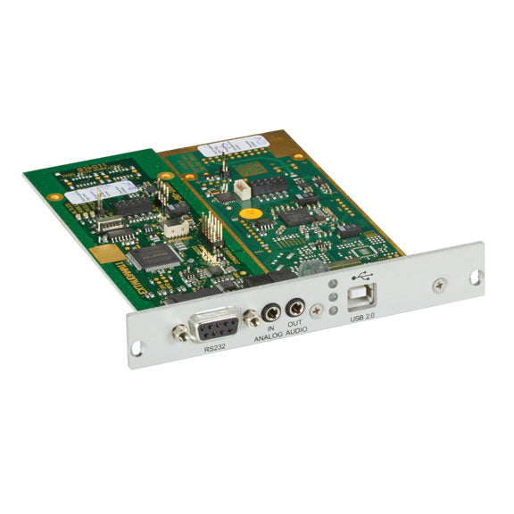 MODULAR KVM EXTENDER TRANSMITTER EXPANSION CARD - ANALOG AUDIO, RS232, EMBEDDED