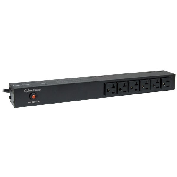 CyberPower PDU20B6F8R power distribution unit (PDU) 14 AC outlet(s) 1U Black