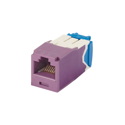 Panduit CJ6X88TGVL-24 wire connector RJ45 Violet