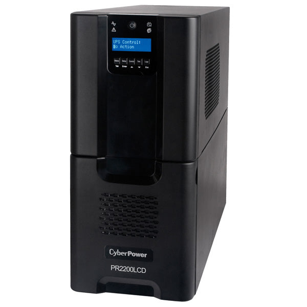 CyberPower PR2200LCD uninterruptible power supply (UPS) Line-Interactive 2.2 kVA 1980 W 10 AC outlet(s)