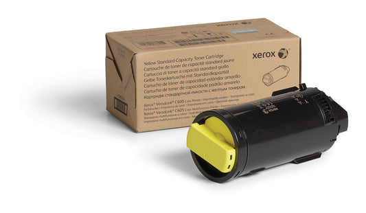 106R03898 - Xerox GENUINE XEROX YELLOW STANDARD CAPACITY TONER CARTRIDGE FOR THE VERSALINK C600/C6