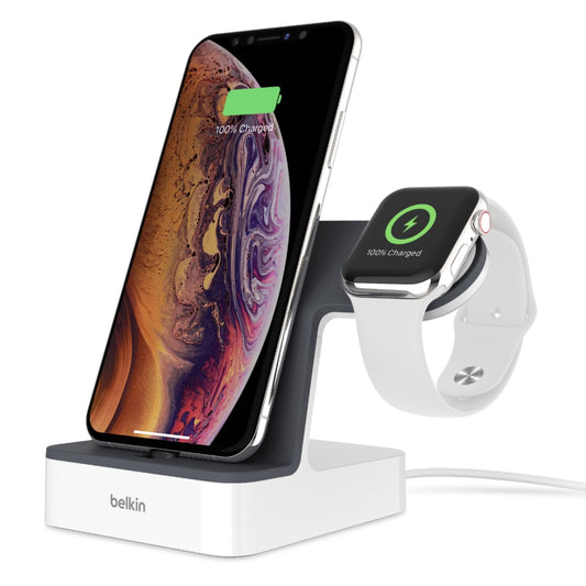 POWERHOUSE CHARGE DOCK FOR APPLE WATCH & IPHONE XS, IPHONE XS MAX, IPHONE XR, WH