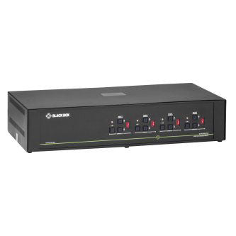 SECURE KVM MATRIX SWITCH, NIAP 3.0 CERTIFIED - 4 USERS X 4 SOURCES, DVI-I, USB,