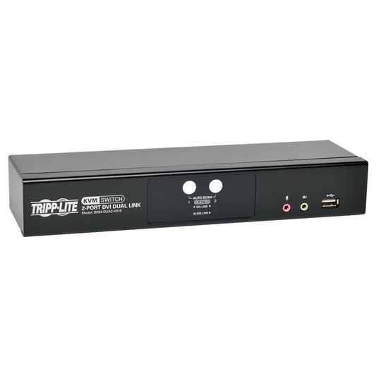 2-PORT DVI DUAL-LINK / USB KVM SWITCH W/ AUDIO & CABLES