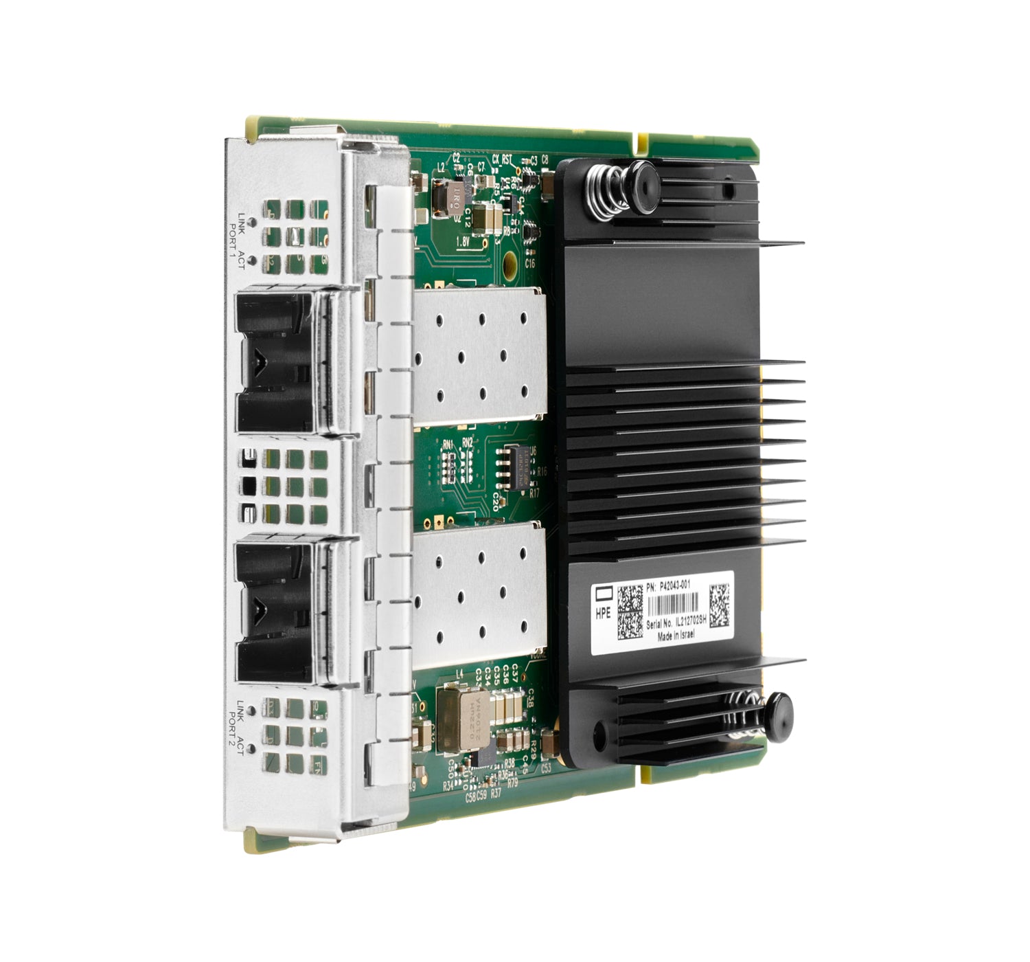 Hewlett Packard Enterprise Mellanox MCX631432AS-ADAI Ethernet 10/25Gb 2-port SFP28 OCP3 Internal Ethernet / Fiber 25000 Mbit/s