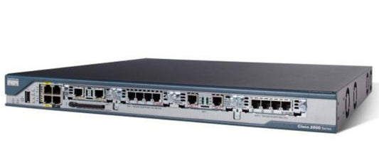 Cisco 2801, Refurbished wired router Fast Ethernet Black, Blue, Stainless steel