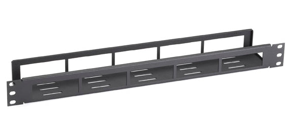 HORIZONTAL IT RACKMOUNT CABLE MANAGER - 1U, 19", SINGLE-SIDED STEEL, GSA, TAA