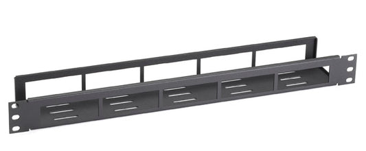 HORIZONTAL IT RACKMOUNT CABLE MANAGER - 1U, 19", SINGLE-SIDED STEEL, GSA, TAA