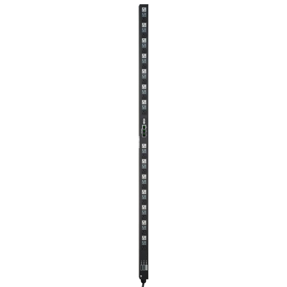 Tripp Lite PDU3MV6L2120LV power distribution unit (PDU) 42 AC outlet(s) 0U Black