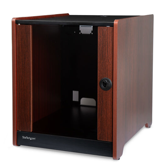 STORE IT EQUIPMENT DISCREETLY IN THE OFFICE, WITH A STYLISH WOOD-FINISHED SERVER